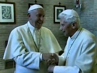 El Papa y «los nuevos» visitaron a Benedicto