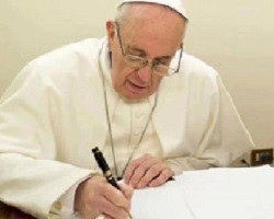 Esta es la carta que el Papa Francisco envió a una niña de 10 años enferma terminal de cáncer