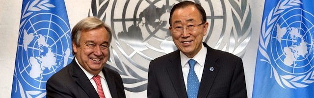 Relevo en la ONU: con Antonio Guterres, que se confiesa católico, la ideología mundialista podría entrar en una fase menos agresiva que con Ban Ki Moon. O no.