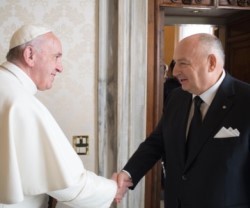 El Papa Francisco recibe a Moshe Kantor, del Congreso Judío Europeo
