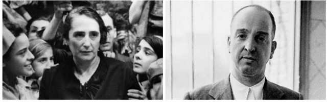 Dolores Ibárruri, la Pasionaria, en 1936, y Melchor Rodríguez, el Ángel Rojo, en esas fechas