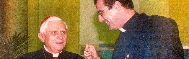 Pablo Cervera, traductor y editor de varias obras de Joseph Ratzinger, en uno de sus encuentros.
