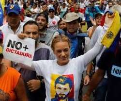 Lilian Tintori, una de las voces líderes de los opositores al régimen de Maduro