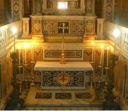 Altar y relicario. Salerno.