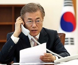 Moon Jae-in es presidente de Corea del Sur desde el 10 de mayo.