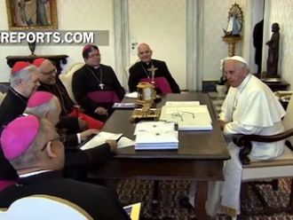 Los obispos venezolanos informan al Papa