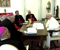El Papa Francisco con los obispos de Venezuela - está bien informado de la situación del país