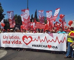 Cientos de personas piden en Madrid que las mujeres que quieran abortar vean antes una ecografía