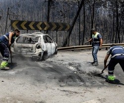 Los incendios en Portugal, en Pedrogao Grande, han obligado a desplazar a 150 familias