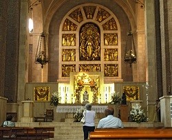 La profanación se produjo en la capilla del santo en la basílica de San Pascual