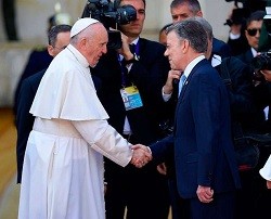 «No estáis solos», dice el Papa a los políticos colombianos: hay que superar el «odio y la venganza»