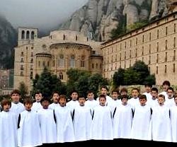 La famosa escolanía de Montserrat, uno de los 8 monasterios firmantes