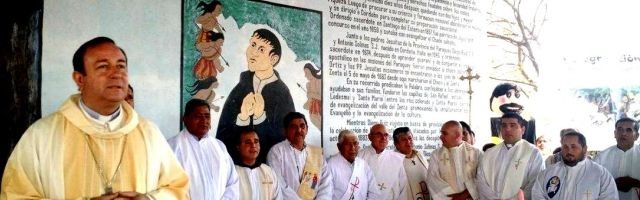 Celebración de los Mártires del Zenta de la diócesis de la Nueva Orán en 2016