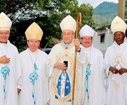 Algunos obispos de la Conferencia Episcopal de Honduras
