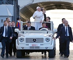 La Gendarmería vaticana se encarga de la seguridad del Papa