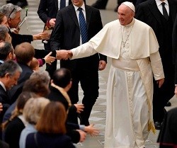 El Papa recibió este jueves en audiencia a los trabajadores del Vaticano