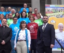 Voluntarios y organizadores del EMF 2018 en Dublín