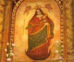 Virgen de la Candelaria del Socavón. Bolivia.