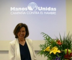 Clara Pardo, presidenta de Manos Unidas - la ONG católica está en plena campaña contra el hambre