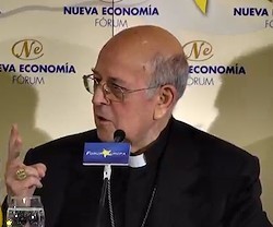 Monseñor Ricardo Blázquez, respondió a preguntas sobre el Valle de los Caídos en un desayuno de Nueva Economía Fórum.
