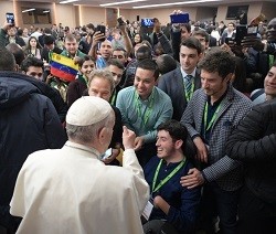 El Papa inauguró la reunión presinodal sobre los jóvenes