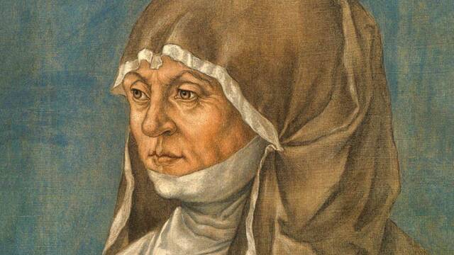 Aunque Alberto Durero (1471-1528) no especificó el nombre de la mujer de este retrato, se considera que es Sor Caritas Pirckheimer.