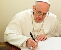 El Papa Francisco ha escrito una exhortación apostólica sobre la santidad en nuestros días