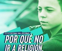 Invitar a Religión a adolescentes que no cursan esta asignatura: eje de la campaña de los obispos