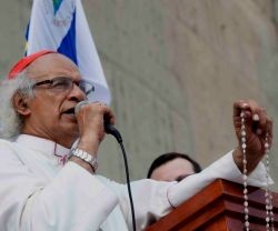 El cardenal Brenes de Managua anima a perseverar en el diálogo en la crisis de Nicaragua