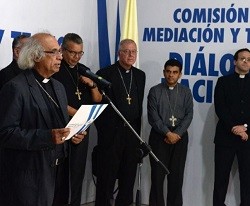 Los obispos están siendo mediadores en el grave conflicto que está viviendo Nicaragua