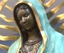 Imagen de la Virgen que "llora" 
