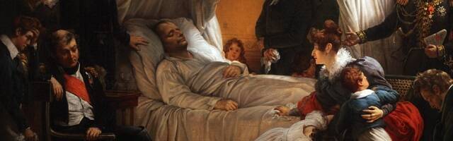 La Muerte de Napoleón, pintada por Charles Steuben 