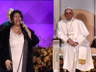 Aretha Franklin y el Papa: Amazing Grace