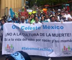 Cientos de miles de mexicanos participan en más de cien marchas por la vida y contra el aborto