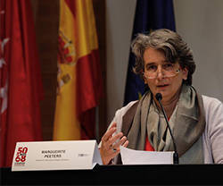 La norteamericana y directora de Institute for Intercultural Dialogue Dynamics, Marguerite Peeters