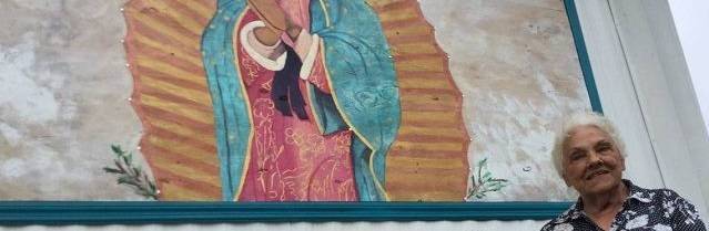 «Tendrían que matarme»: la batalla de una anciana para mantener su pintura de la Virgen de Guadalupe