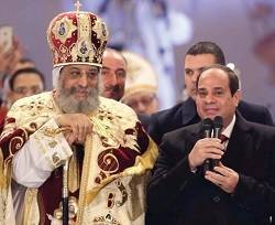 Al Sisi participará de nuevo en la celebración religiosa que presidirá el patriarca Tawadros II