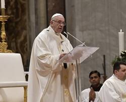 El Papa celebró la Eucaristía en la basílica de San Pedro / Vatican Media