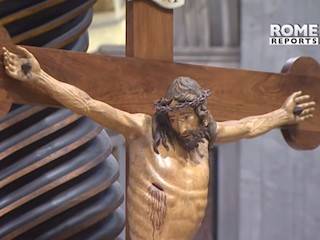 El crucifijo más antiguo de San Pedro