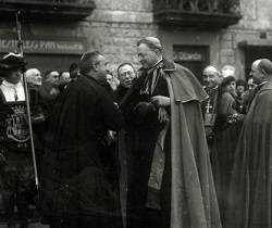 El nuncio Tedeschini en una visita a Irún en 1929 /kutxa Fototeka