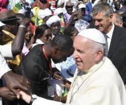 El Papa en Roma ha podido saludar a una multitud de peregrinos, incluyendo también africanos