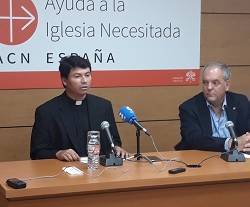 El padre Cristóbal Gadea ha explicado en España el papel de la Iglesia en la grave crisis social y política de Nicaragua