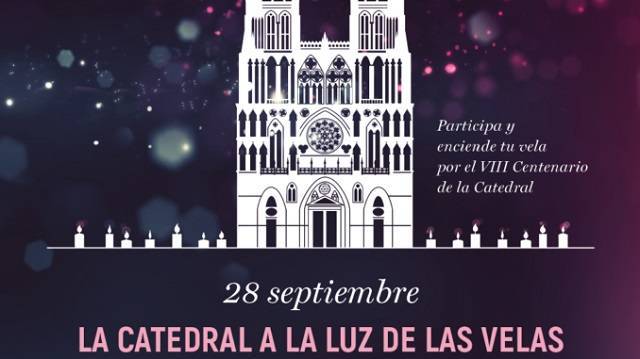 Más de 15.000 velas iluminarán la catedral de Burgos para celebrar el inicio de su 800 aniversario