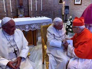 El encuentro con Benedicto XVI
