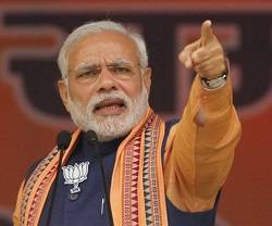 El primer ministro indio pertenece al partido nacionalista hindú Narendra Modi