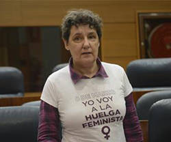 Beatriz Gimeno, la nueva directora del Instituto de la Mujer, defensora de la quema de iglesias