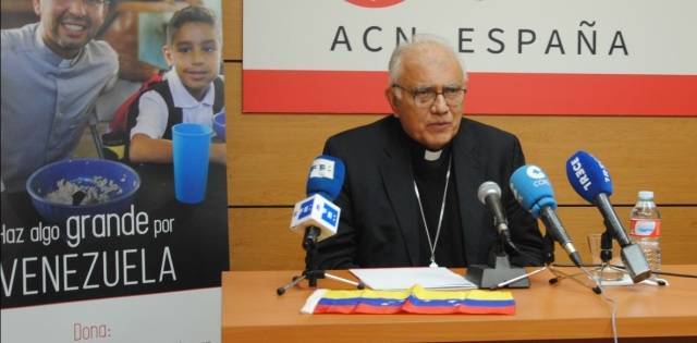 El cardenal Porras, en España: «Queremos una salida democrática para Venezuela, sin lenguaje bélico»