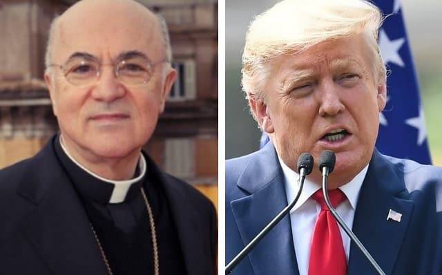 Se hace viral una carta del arzobispo Viganò a Trump sobre 