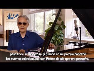 Andrea Bocelli: así grabó para «Fátima»
