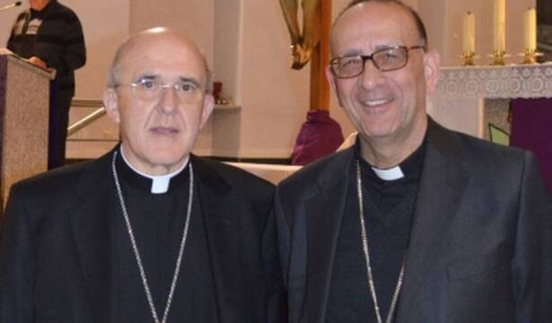 El Papa recibe juntos a los cardenales Omella y Osoro dos días antes del encuentro oficial con ellos